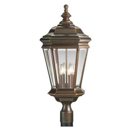 PROGRESS LIGHTING Crawford 4-Light Post Lantern, 60 W, Oil Rubbed Bronze P5474-108