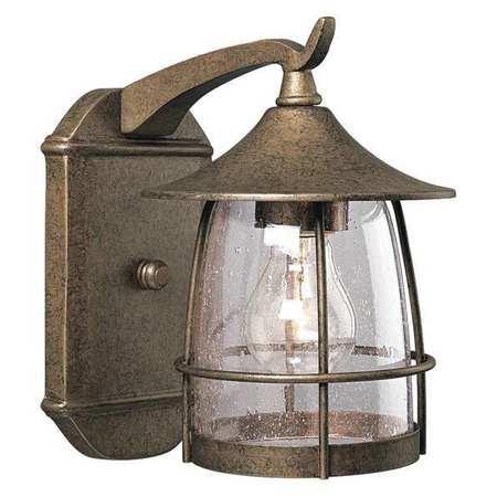 PROGRESS LIGHTING Prairie 1-Light Wall Lantern, 100 W, Burnished Chestnut P5763-86