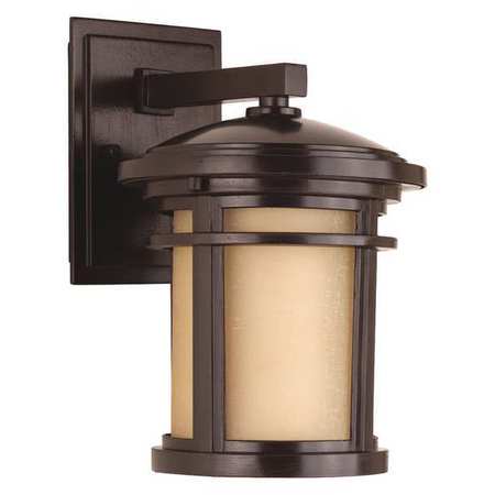 PROGRESS LIGHTING Wish 1-Light Small Wall Lantern, 75 W, Antique Bronze P6084-20