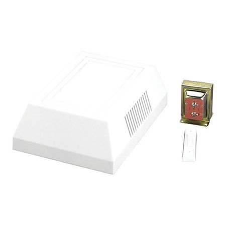 PROGRESS LIGHTING Door Chimes 1-Chime Kit with Transformer, White PC001-30