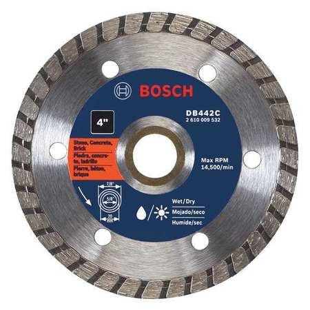 BOSCH Dia Blade GenPurpose Premium 4In Turbo DB442C