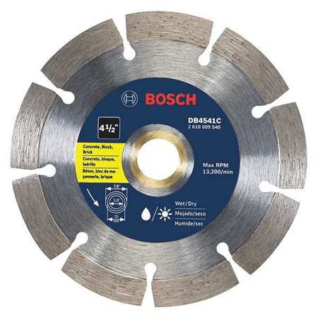 Grip Tight Tools Classic 4-in Wet/Dry Segmented Rim Diamond Saw Blade at