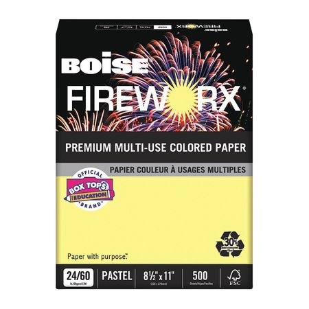 Boise Colored Paper, Crackling Canary, PK500 MP2241-CY