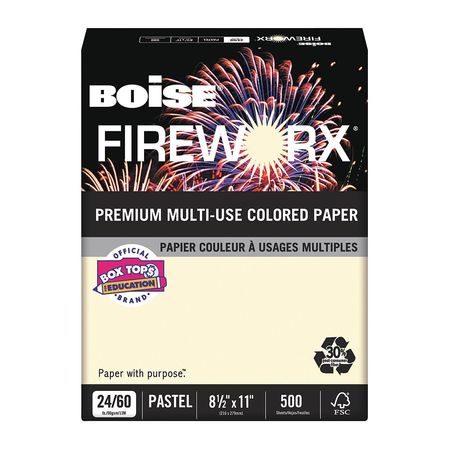 Boise Colored Paper, Flashing Ivory, PK500 MP2241-IY