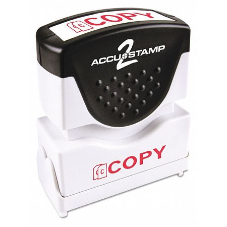 Accu-Stamp2 Stamp, Red, Copy, 1-5/8"x1/2" 035594