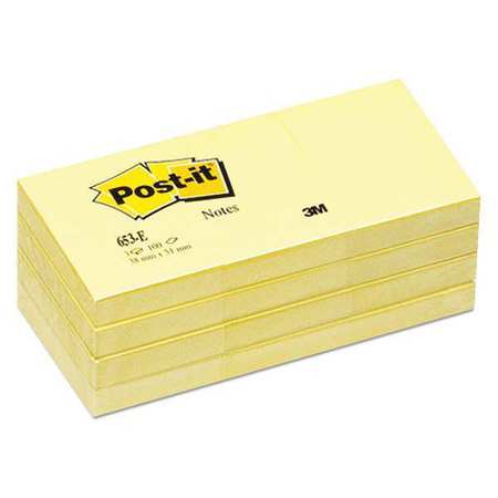 Post-It Note, Post-It, 1.5"X2", PK12 653YW