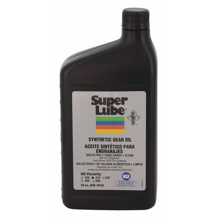 Super Lube 1 qt Gear Oil Bottle Translucent Clear 54200