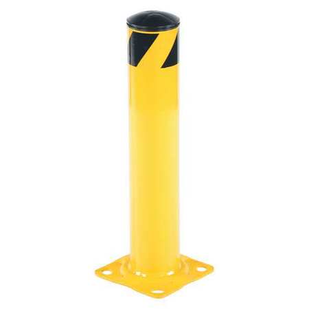 VESTIL Steel Pipe Safety Bollard, 24 x 4-1/2" BOL-24-4.5