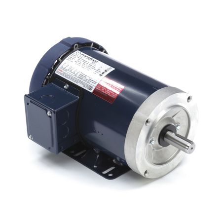 MARATHON MOTORS 3-Phase General Purpose Motor, 1 1/2 HP, 143TC Frame, 230/460V AC Voltage, 3,515 Nameplate RPM 143TTFR6010