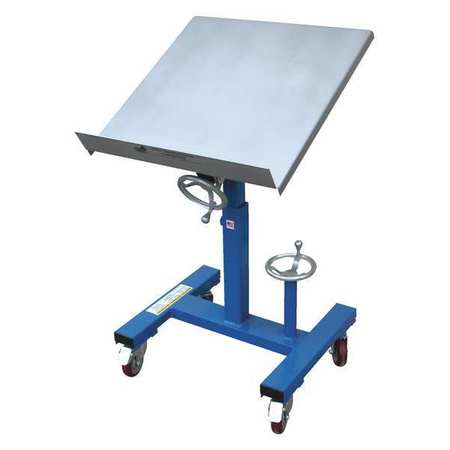 Vestil Mobile Tilting Work Table, 300 lb, 24 x 24 WT-2424