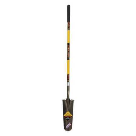 STRUCTRON Drain Spade Shovel, 48 in L Premium Fiberglass Handle 49558