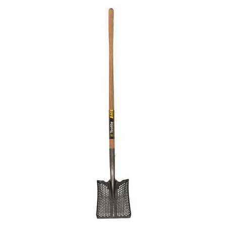 TOOLITE Square Point Shovel, 48 in L Hard Wood Handle 49492