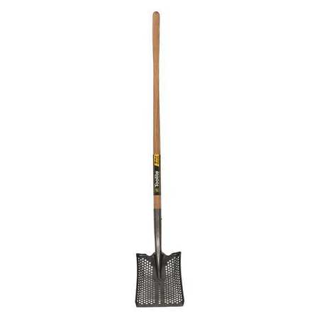 Toolite Square Point Shovel, 48 in L Hard Wood Handle 49492