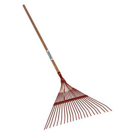 SEYMOUR MIDWEST 18-tine Leaf Rake with 48"L Hardwood Handle 40940