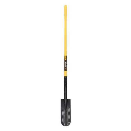 TOOLITE Drain Spade Shovel, 48 in L Polymer with Fiberglass Core Handle 49546