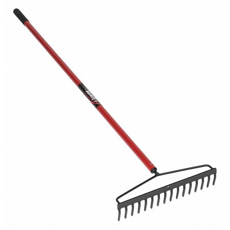 Kenyon Bow Rake, 17", 60" Red Alum Handle 42604