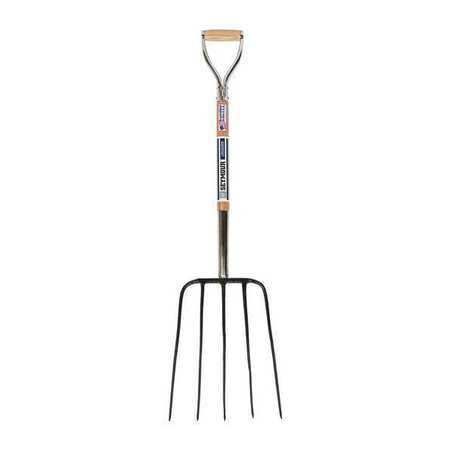 SEYMOUR MIDWEST 5-tine Straw Fork with 30"L Hardwood Handle 49280