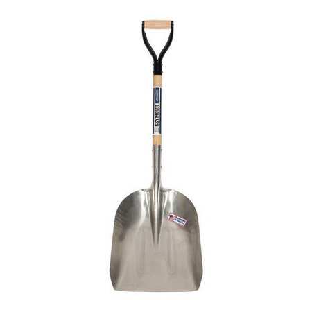 SEYMOUR MIDWEST #10 Scoop Shovel, Heavy Aluminum Blade, 29 in L Natural Hardwood Handle 49240