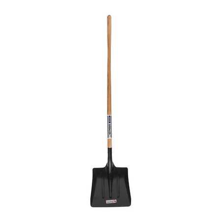 Seymour Midwest Scoop Shovel, Steel Blade, 54 in L Hard Wood Handle 49249