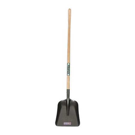 Seymour Midwest #2 Asphalt Square Point Shovel, Steel Blade, 44 in L Natural Hardwood Handle 49017