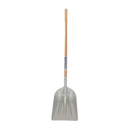 Seymour Midwest #12 Scoop Shovel, Polymer Blade, 48 in L Natural Hardwood Handle 49051