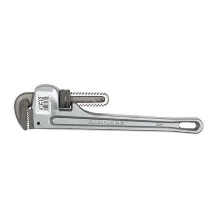 KENYON 14" L Aluminum Aluminum Pipe Wrench, 14" 41610