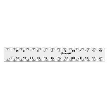 STARRETT Aluminum Rule Straight Edge, 48" ASE-48