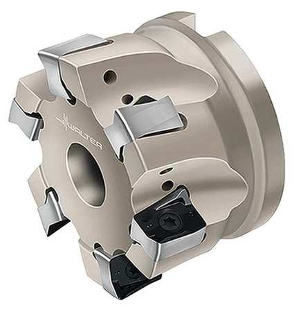 WALTER Indexable Face Mill, 3.150" Cutter Dia, 7 Inserts, 10.00mm Cut Depth, F2334 Series F2334.B32.100.Z07.10