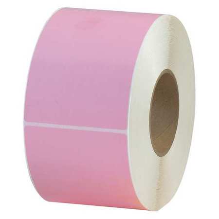 PARTNERS BRAND Thermal Transfer Labels, 4" x 6", Pink, 4/Case THL130PK