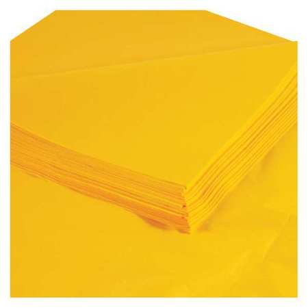 PARTNERS BRAND Tissue Paper, Gift Grade, 20" x 30", Buttercup, 480/Case T2030G