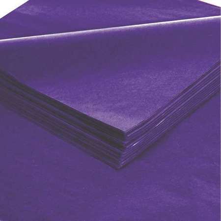 PARTNERS BRAND Tissue Paper, Gift Grade, 20" x 30", Purple, 480/Case T2030Q