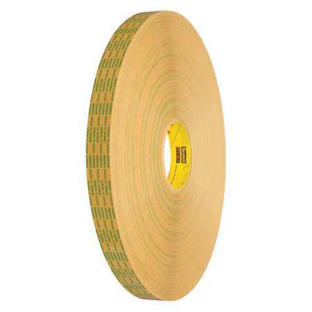 SCOTCH 3M™ 465XL Adhesive Transfer Tape, Hand Rolls, 2.0 Mil, 1/2" x 60 yds., Clear, 72/Case T963465XL