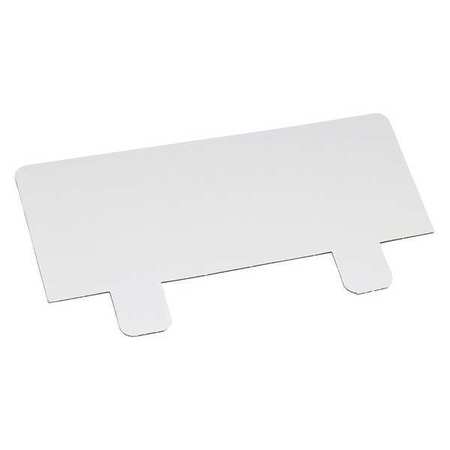 PARTNERS BRAND Tray Counter Display Header Card, White, 10/Bundle MDIS101H