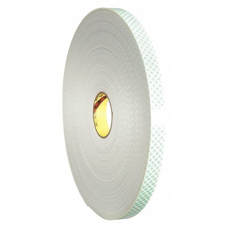 3M Double Sided Foam Tape, 2"x5 yds., 1/8", Natural T9574008R