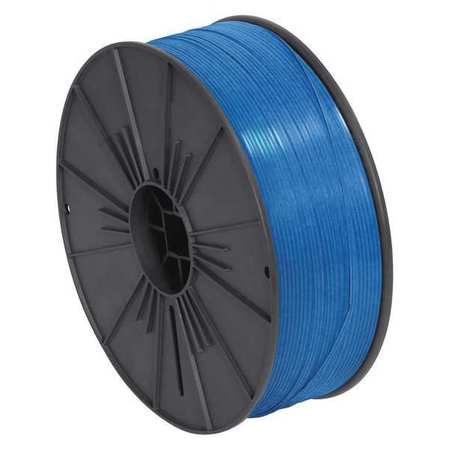 PARTNERS BRAND Plastic Twist Tie Spool, 5/32" x 7000', Blue, 1/Case PLTS532B