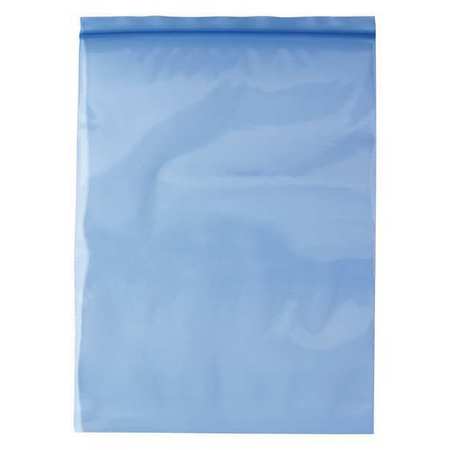PARTNERS BRAND VCI Reclosable 4 Mil Poly Bags, 12" x 18", Blue, 250/Case VCIPB1218R