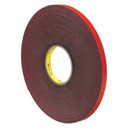 3M 3M™ 4611 VHB™ Tape, 45.0 Mil, 1/2" x 5 yds., Gray, 1/Case VHB461112R