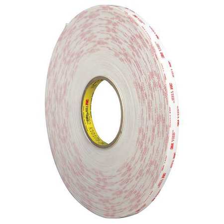 3M 3M™ 4945 VHB™ Tape, 45.0 Mil, 1/2" x 5 yds., White, 1/Case VHB494512R