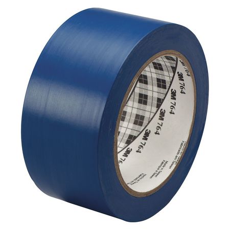 3M Vinyl Tape, 5.0 Mil, 2"x36 yds., Blue, PK6 T967764L6PK