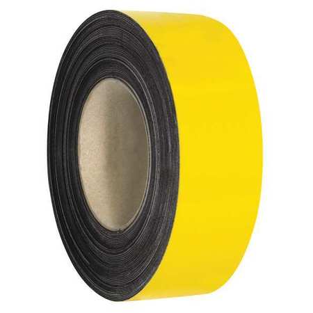 PARTNERS BRAND Warehouse Labels, Magnetic Rolls, 2" x 50', Yellow, 1/Case LH123