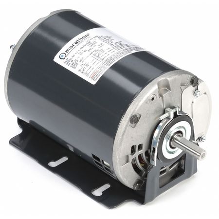 Marathon Motors Split-Phase Belt Drive Motor, 1/3; 7/64 HP, 48 Frame, 115V AC Voltage, 1,725 Nameplate RPM 048S17D7209