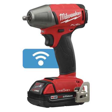 Milwaukee Tool M18 FUEL w/ONE-KEY 3/8" Compact Impact Wrench w/ Friction Ring Kit 2758-22CT