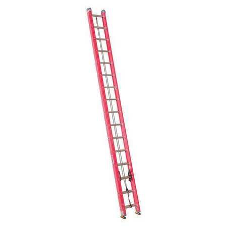 Westward 32 ft Fiberglass Extension Ladder, 300 lb Load Capacity 44YY21