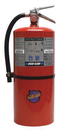 BUCKEYE FIRE EQUIPMENT Fire Extinguisher, 60B:C, Dry Chemical, 20 lb 12650