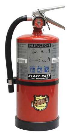 BUCKEYE FIRE EQUIPMENT Fire Extinguisher, 1A:20B:C, Dry Chemical, 10 lb 11351