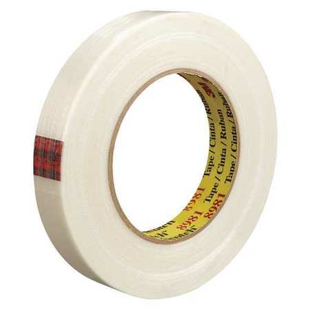 SCOTCH 3M™ 8981 Strapping Tape, 6.6 Mil, 3/4" x 60 yds., Clear, 48/Case T9148981