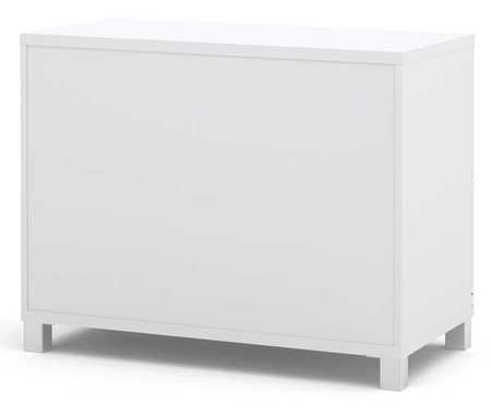 Bestar 2-Shelf Bookcase, 28-13/32"x35-30/64" White 120160-1117