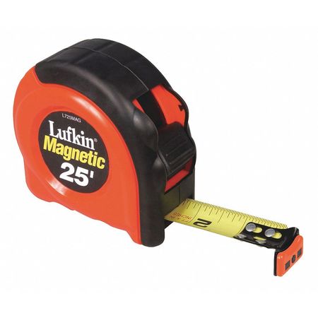 CRESCENT LUFKIN 1" x 25' 700 Series Magnetic Yellow Clad Tape Measure L725MAG