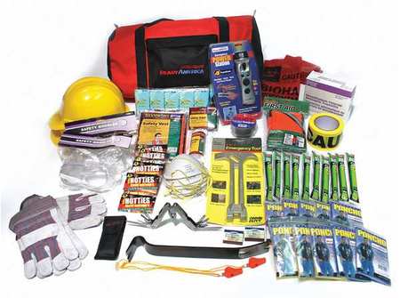 Ready America Emergency Site Safety Bag, Kit, Fabric Case, 50 Person 70030
