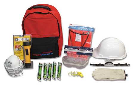 READY AMERICA Manager Emergency Kit, Fabric Case, 25 Person 70435